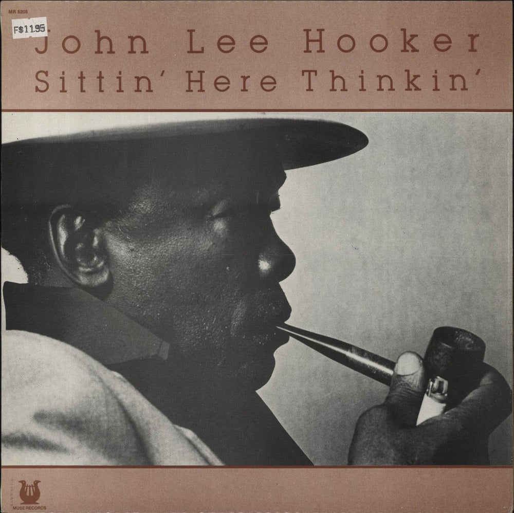 John Lee Hooker Sittin' Here Thinkin' New Zealand vinyl LP album (LP record) MR5205