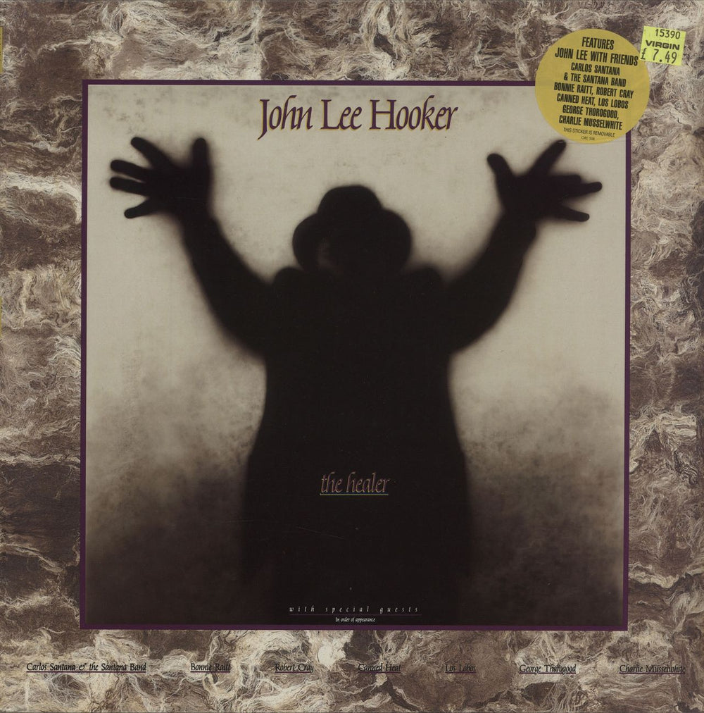 John Lee Hooker The Healer - Hype Stickered Sleeve UK vinyl LP album (LP record) ORELP508