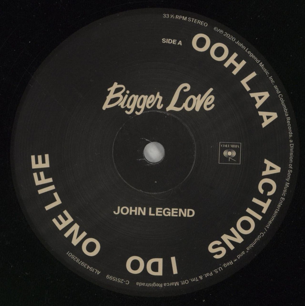 John Legend Bigger Love - Shrink UK 2-LP vinyl record set (Double LP Album) JEH2LBI870089