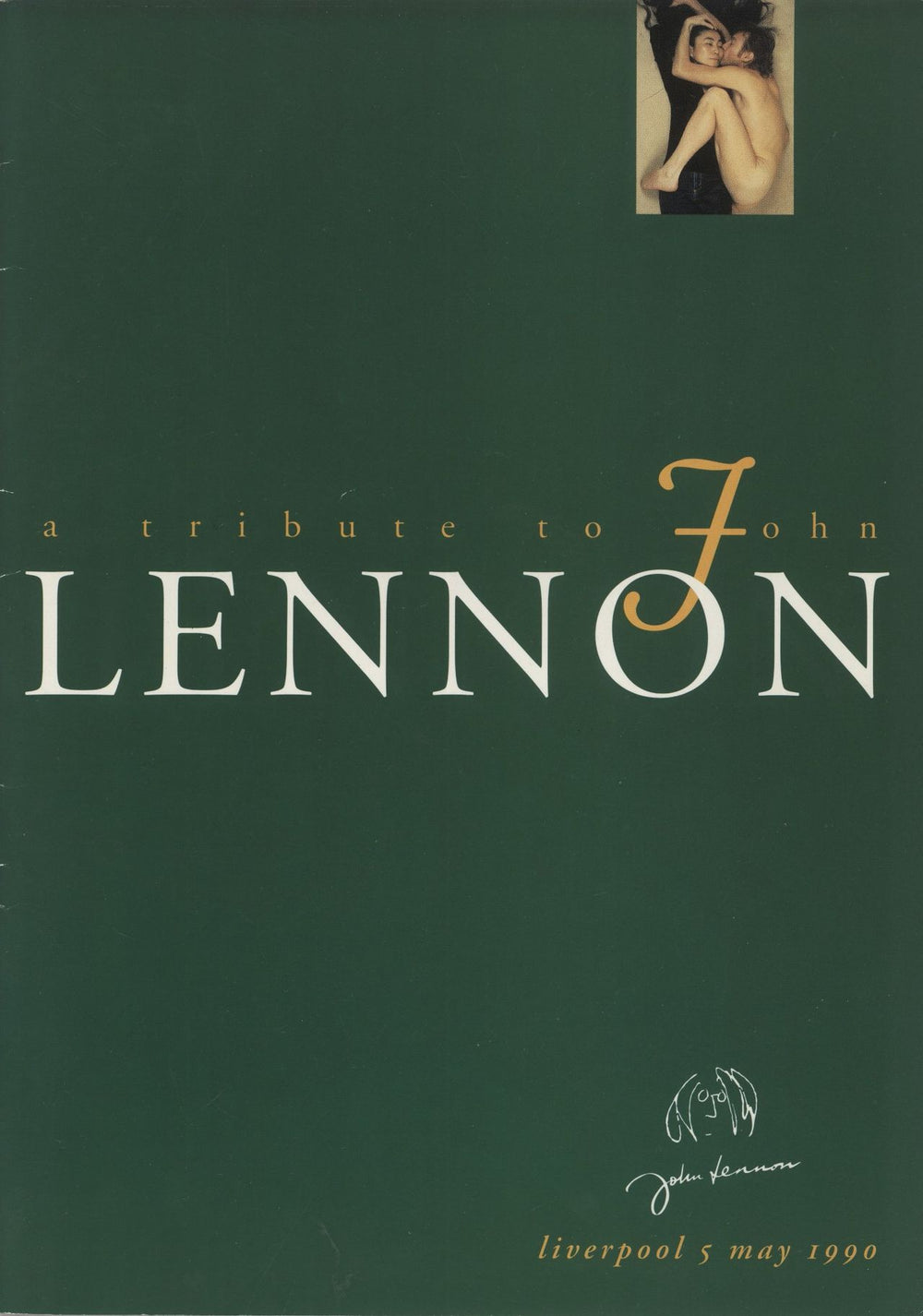 John Lennon A Tribute To John Lennon UK tour programme TOUR PROGRAMME