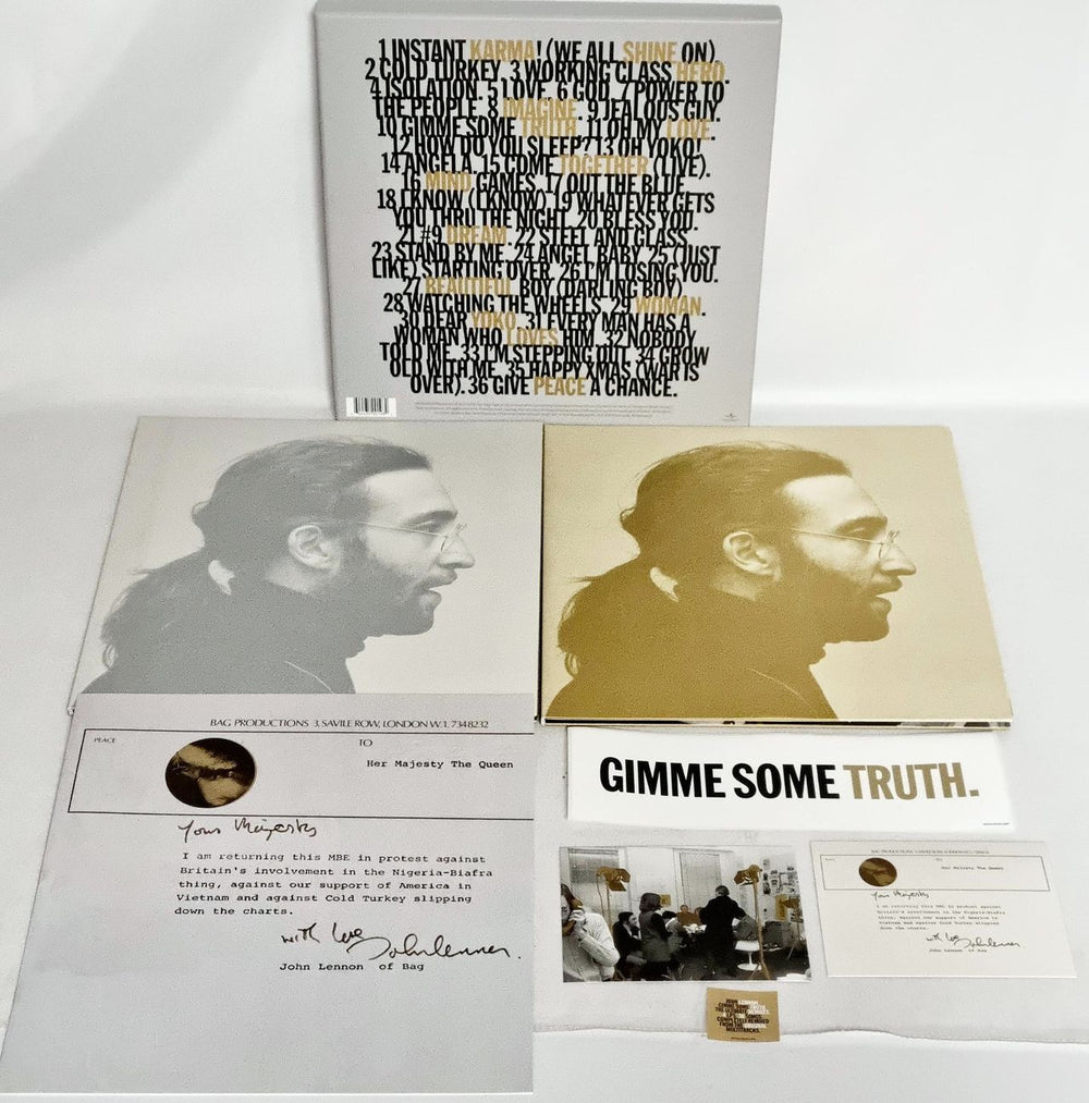 John Lennon Gimme Some Truth - Deluxe Edition 4LP Box Set UK Vinyl Box Set LENVXGI777299