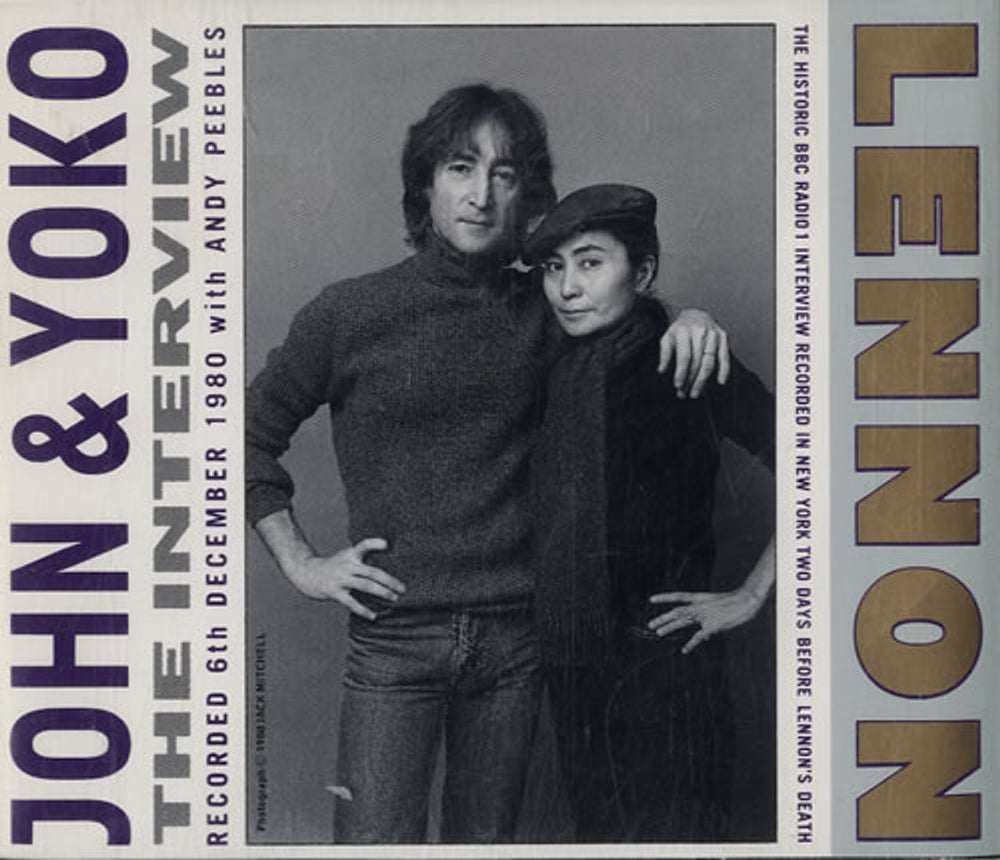 John Lennon John & Yoko: The Interview UK 2 CD album set (Double CD) BBCCD6002