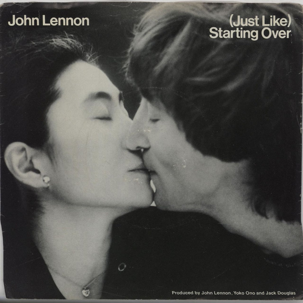 John Lennon (Just Like) Starting Over + P/S US 7" vinyl single (7 inch record / 45) GEF49604