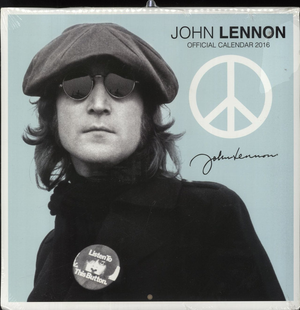 John Lennon Official Calendar 2016 UK calendar C14020