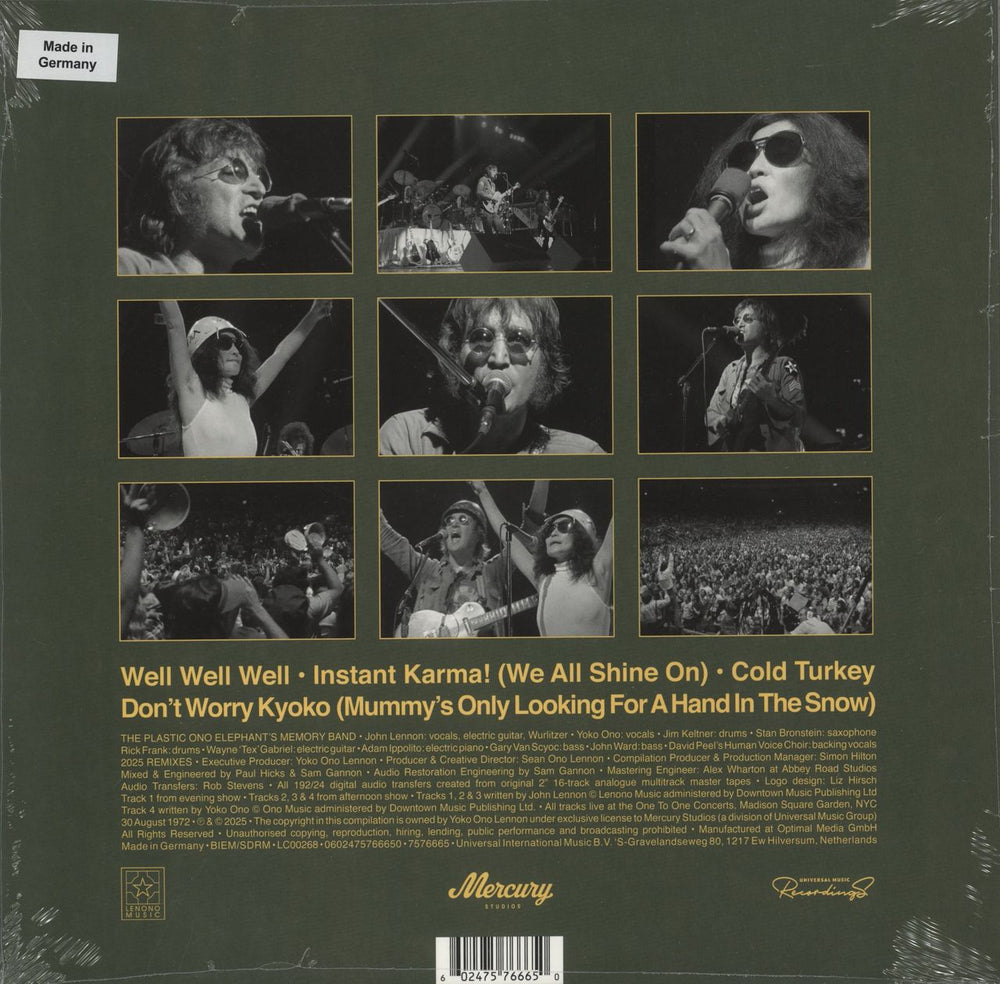 John Lennon Power To The People - RSD 2025 - Yellow Vinyl - Sealed UK 12" vinyl single (12 inch record / Maxi-single) 602475766650