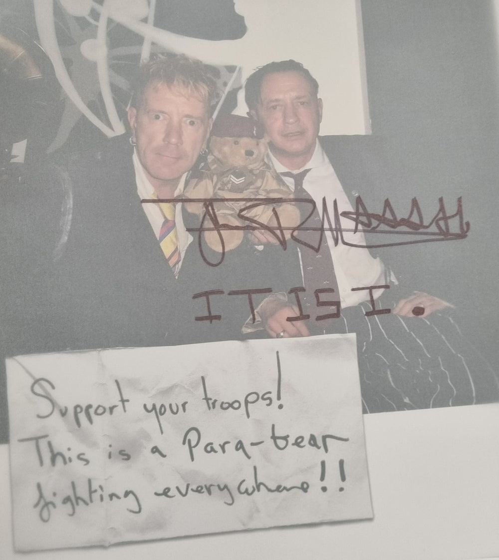 John Lydon Mr Rotten's Scrapbook - Autographed UK book