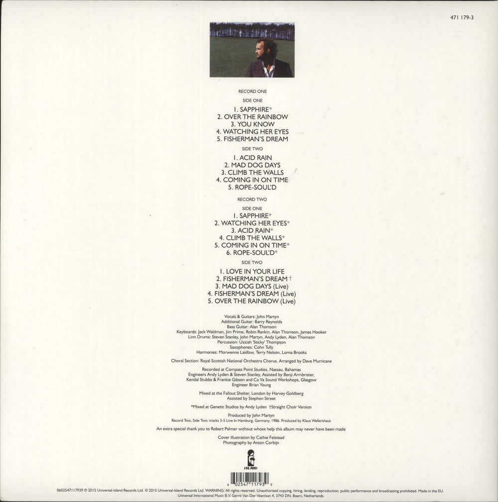 John Martyn Sapphire - 180gm UK 2-LP vinyl record set (Double LP Album) 602547117939