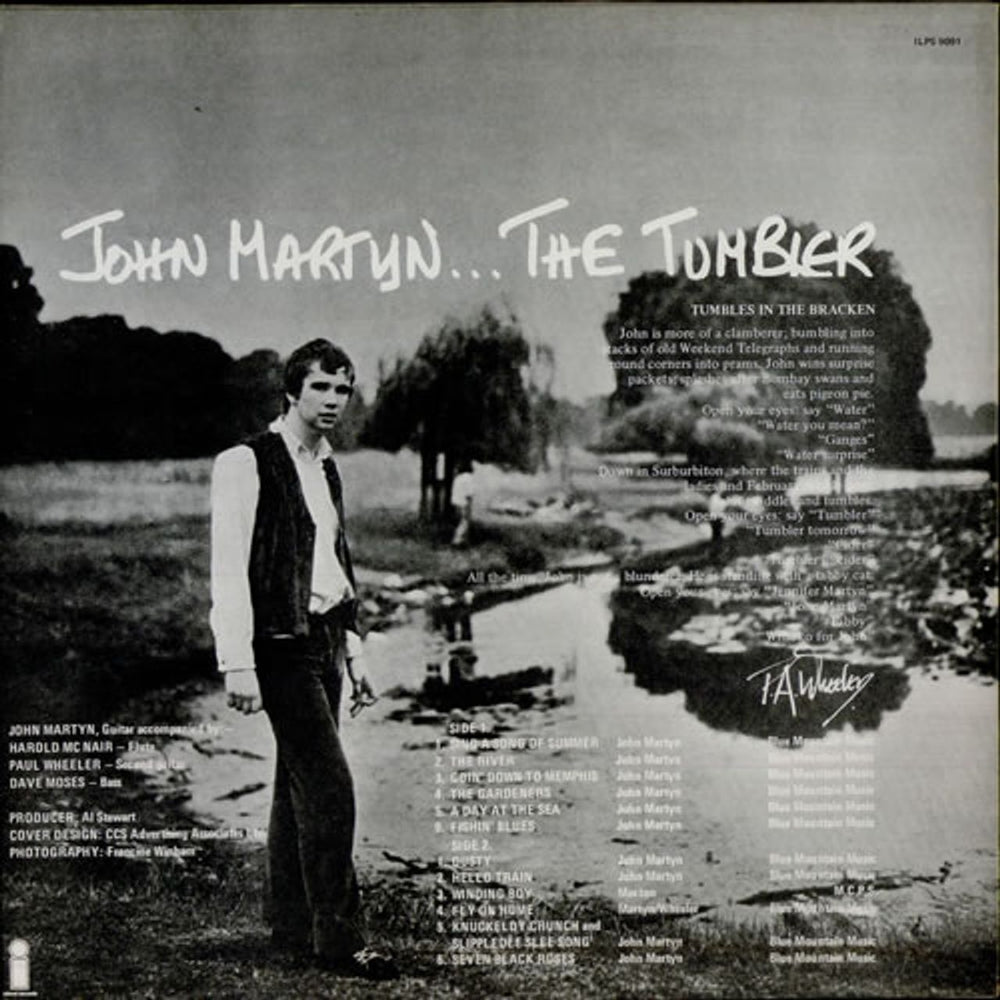 John Martyn The Tumbler - blue label UK vinyl LP album (LP record) JMYLPTH518651