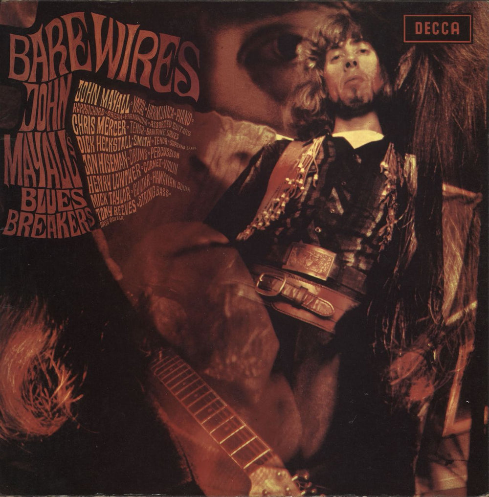 John Mayall Bare Wires - 1st - VG UK vinyl LP album (LP record) LK4945