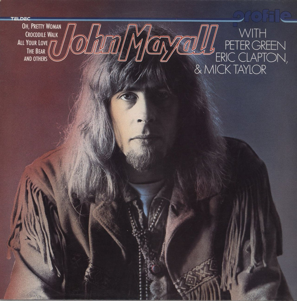 John Mayall John Mayall With Peter Green, Eric Clapton & Mick Taylor German vinyl LP album (LP record) 6.24010AL