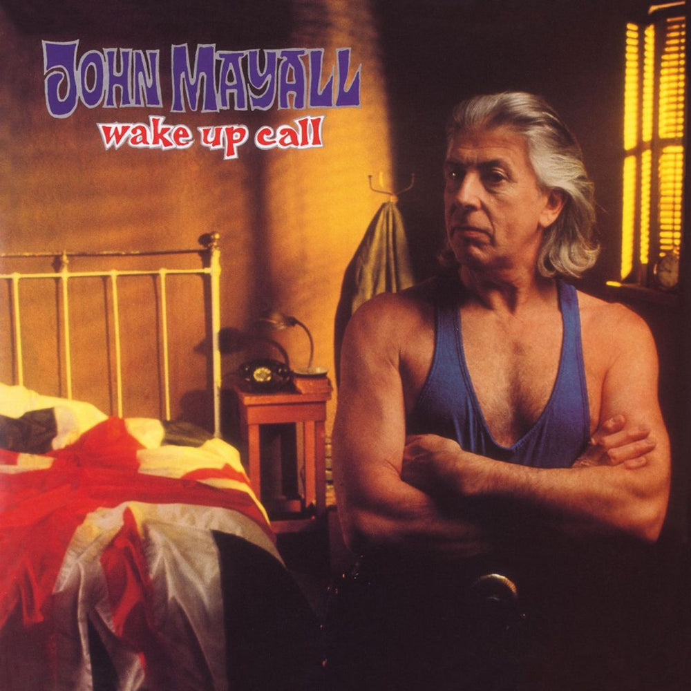 John Mayall Wake Up Call - Blue Vinyl UK vinyl LP album (LP record) JOMLPWA771566