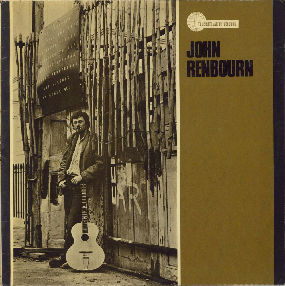 John Renbourn John Renbourn - 1st - VG UK vinyl LP album (LP record) TRA135