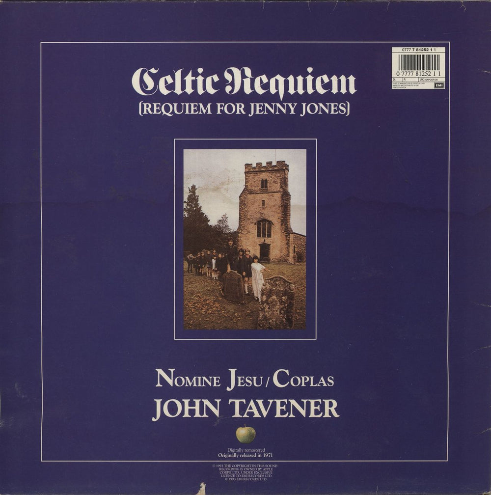 John Tavener Celtic Requiem - VG UK vinyl LP album (LP record) 077778125211