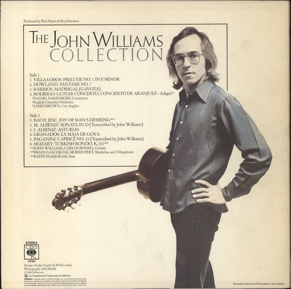 John Williams (Guitarist) Collection UK vinyl LP album (LP record)