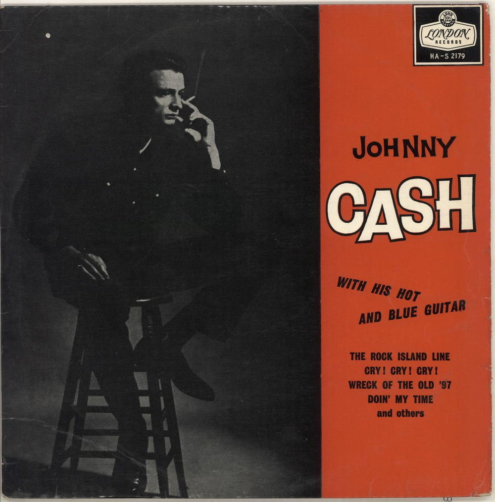 Johnny Cash Johnny Cash UK vinyl LP album (LP record) HA-S2179