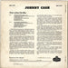 Johnny Cash Johnny Cash UK vinyl LP album (LP record) JCSLPJO340763