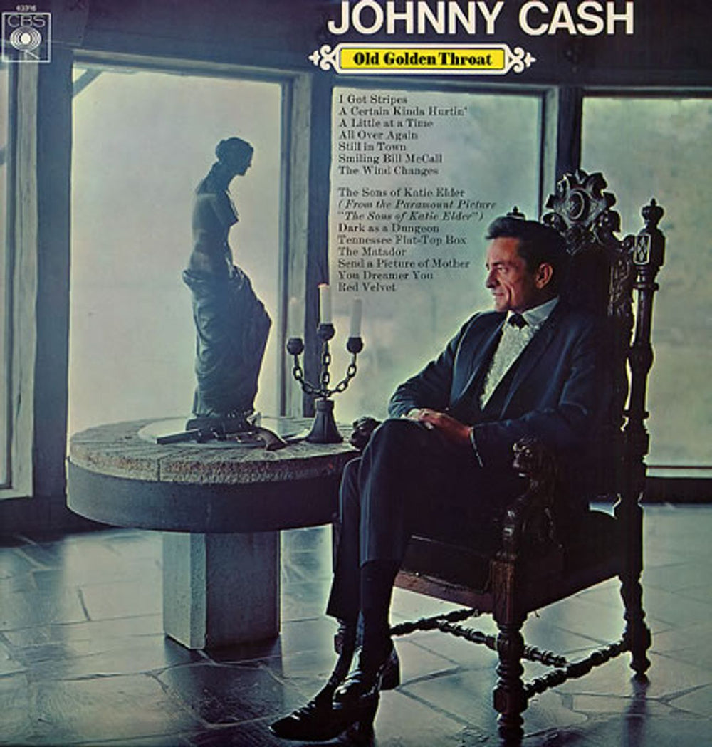 Johnny Cash Old Golden Throat UK vinyl LP album (LP record) 63316