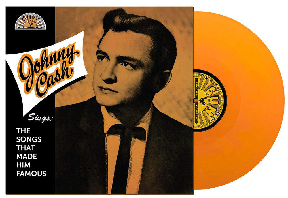 Johnny Cash Sings The Songs That Made Him Famous - Orange Vinyl - Sealed UK vinyl LP album (LP record) 5047808366