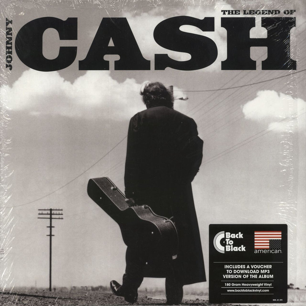 Johnny Cash The Legend Of Johnny Cash + Shrink UK 2-LP vinyl record set (Double LP Album) 00602537952168