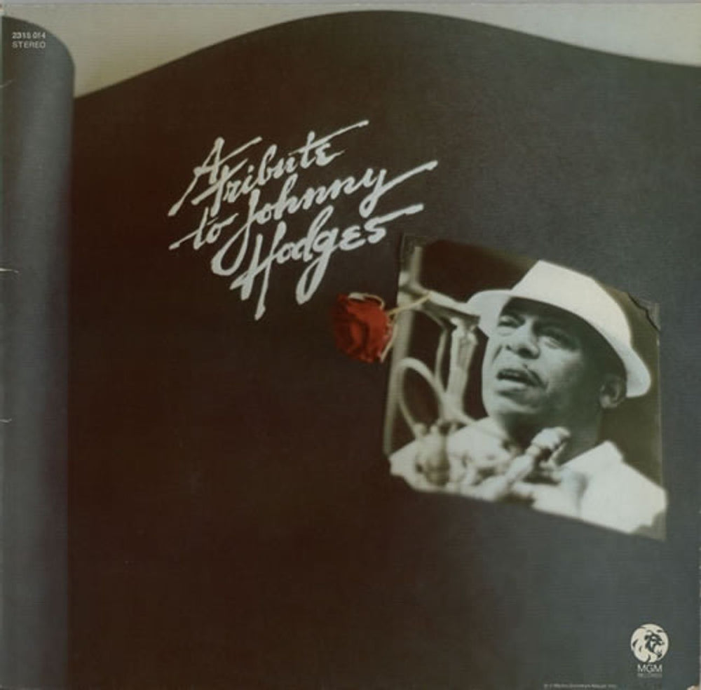 Johnny Hodges A Tribute To Johnny Hodges German vinyl LP album (LP record) 2315014