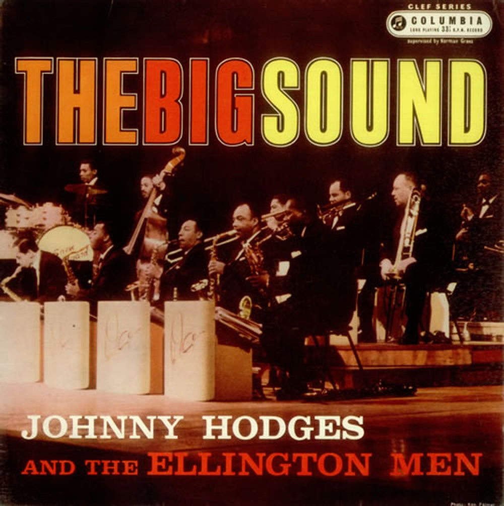 Johnny Hodges The Big Sound UK vinyl LP album (LP record) 33CX10136