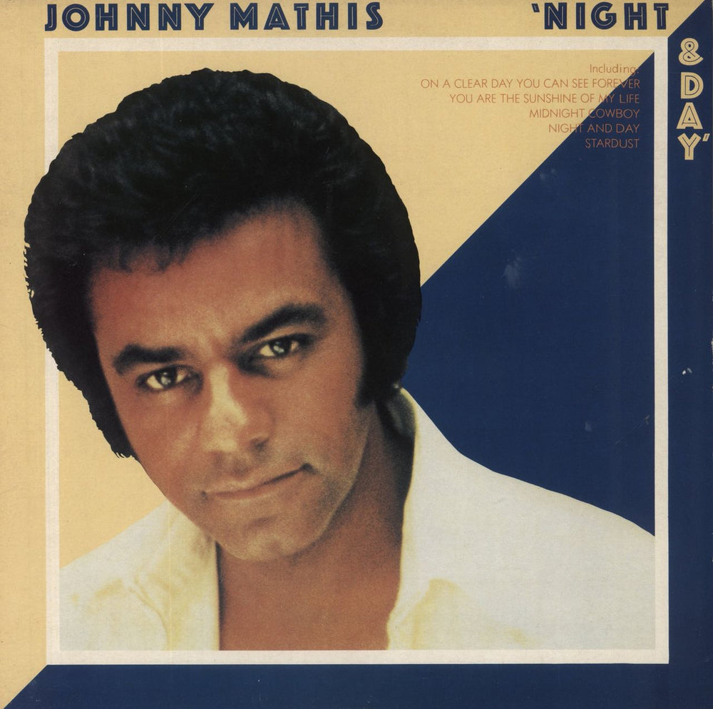 Johnny Mathis Night & Day UK vinyl LP album (LP record) 32090