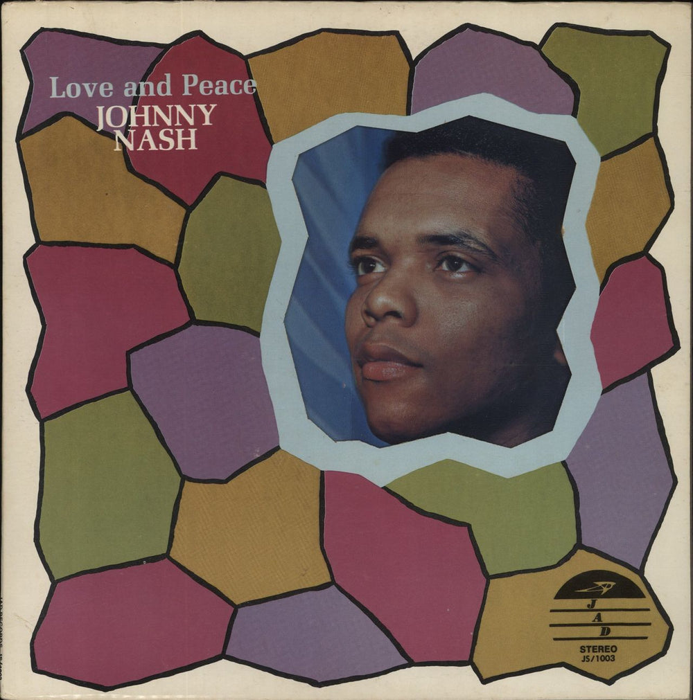 Johnny Nash Love And Peace US vinyl LP album (LP record) JS-1003