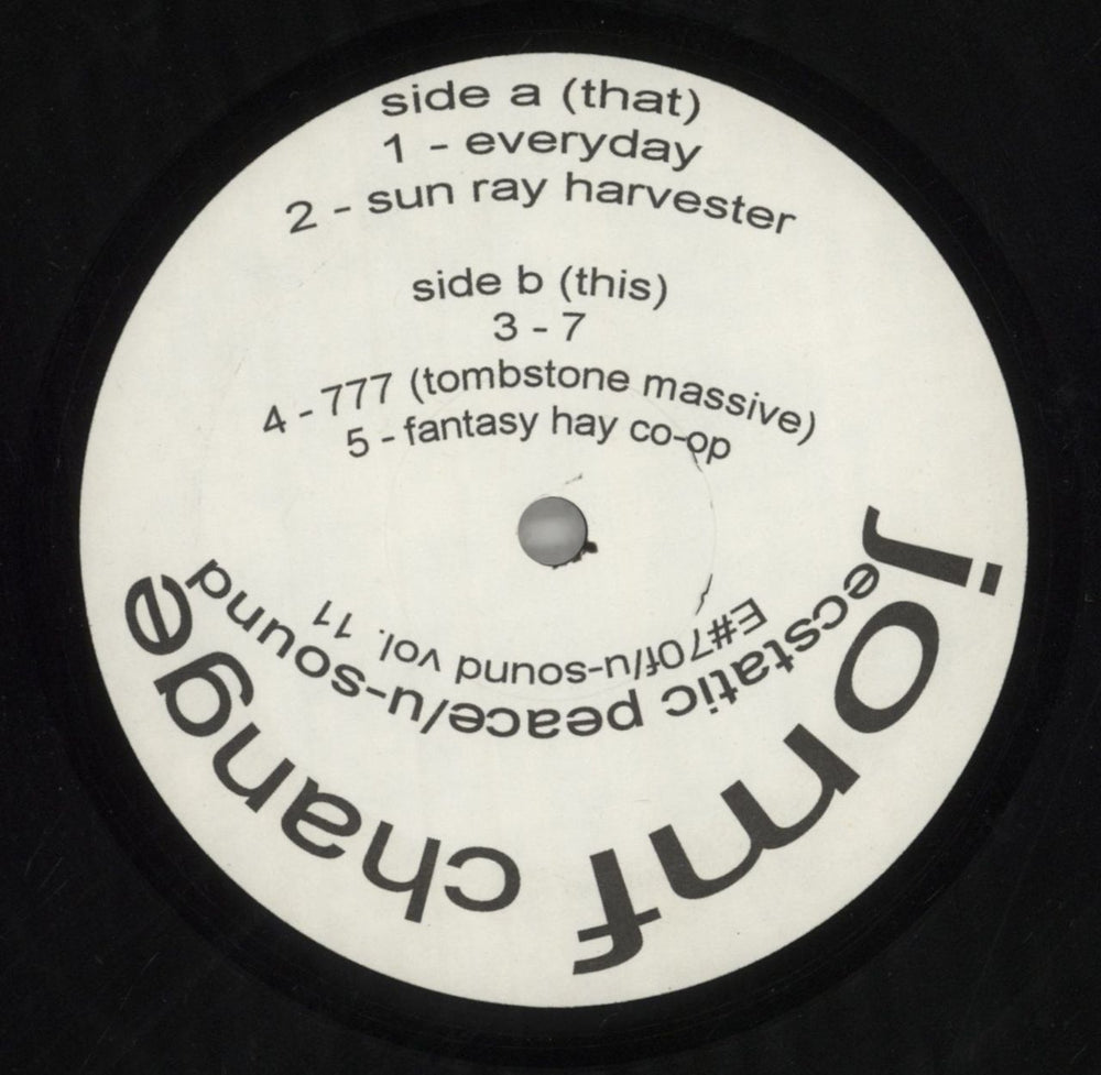 JOMF Change - Tour Edition US 12" vinyl single (12 inch record / Maxi-single) 80R12CH859713