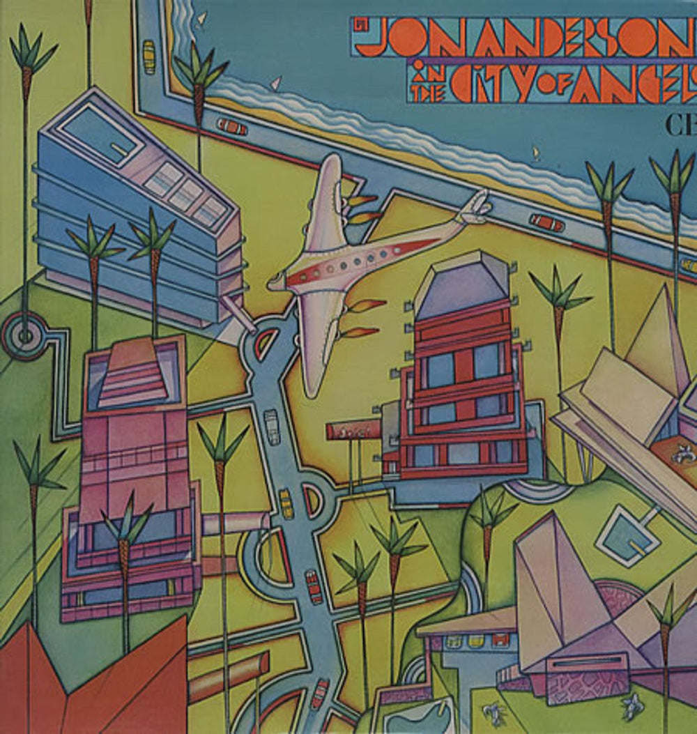 Jon Anderson In The City Of Angels Colombian vinyl LP album (LP record) 142186