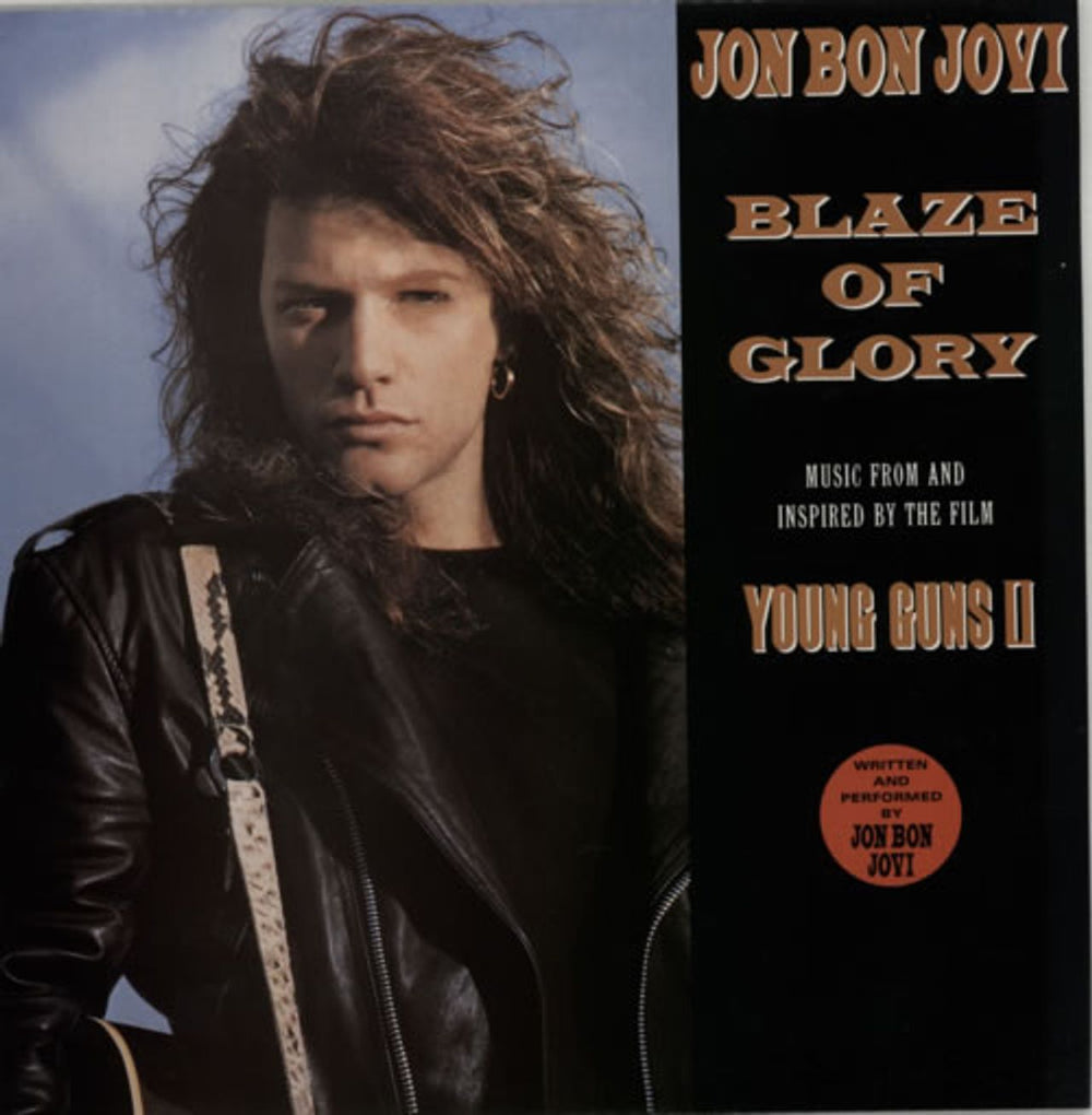 Jon Bon Jovi Blaze Of Glory UK 12" vinyl single (12 inch record / Maxi-single) JBJ112