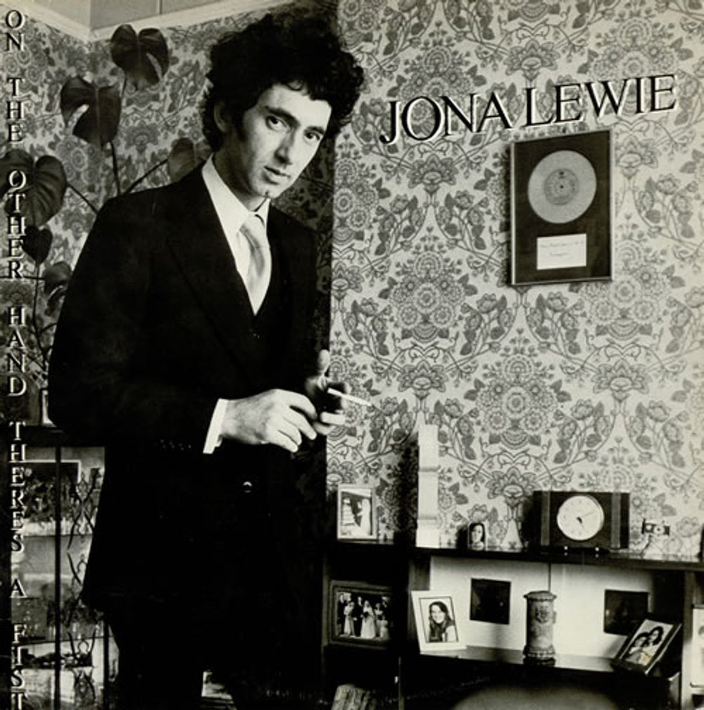 Jona Lewie On The Other Hand There's A Fist - Orange Vinyl UK vinyl LP album (LP record) SEEZ8