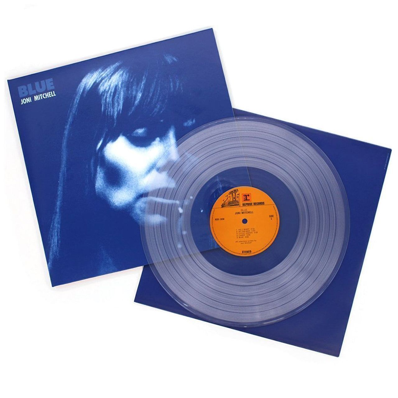 Joni Mitchell Blue - Crystal Clear Vinyl - Remastered - Sealed UK