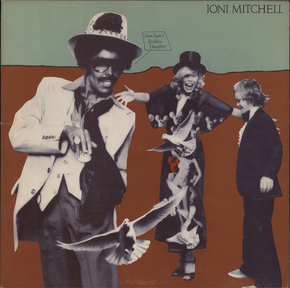 Joni Mitchell Don Juan's Reckless Daughter UK 2-LP vinyl record set (Double LP Album) K63003