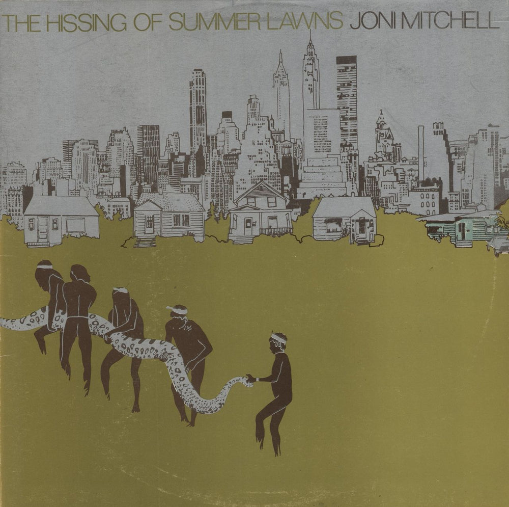 Joni Mitchell The Hissing Of Summer Lawns Portugese vinyl LP album (LP record) LP-S-08-2
