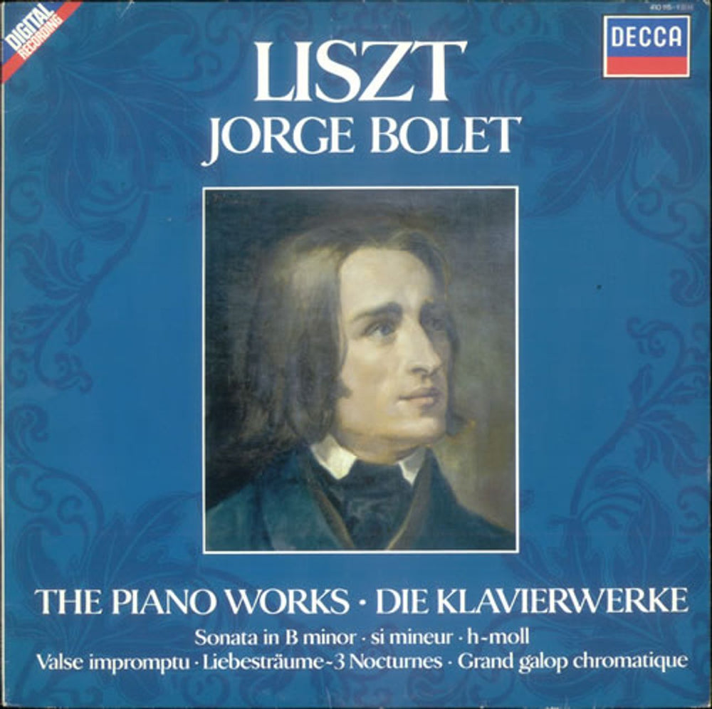 Jorge Bolet Liszt: The Piano Works UK vinyl LP album (LP record) 410115-1