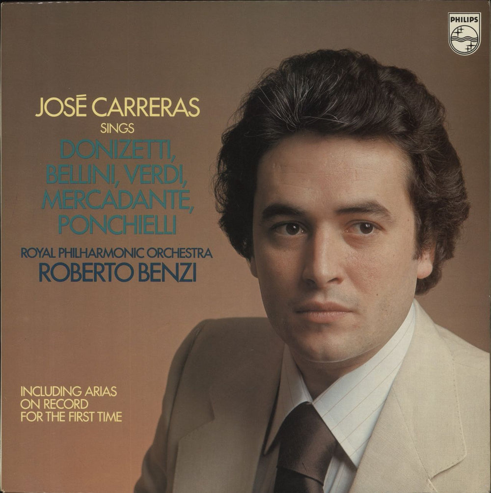 José Carreras José Carreras Singt Donizetti, Bellini, Verdi, Rossini, Ponchielli, Pucchini UK vinyl LP album (LP record) 9500203