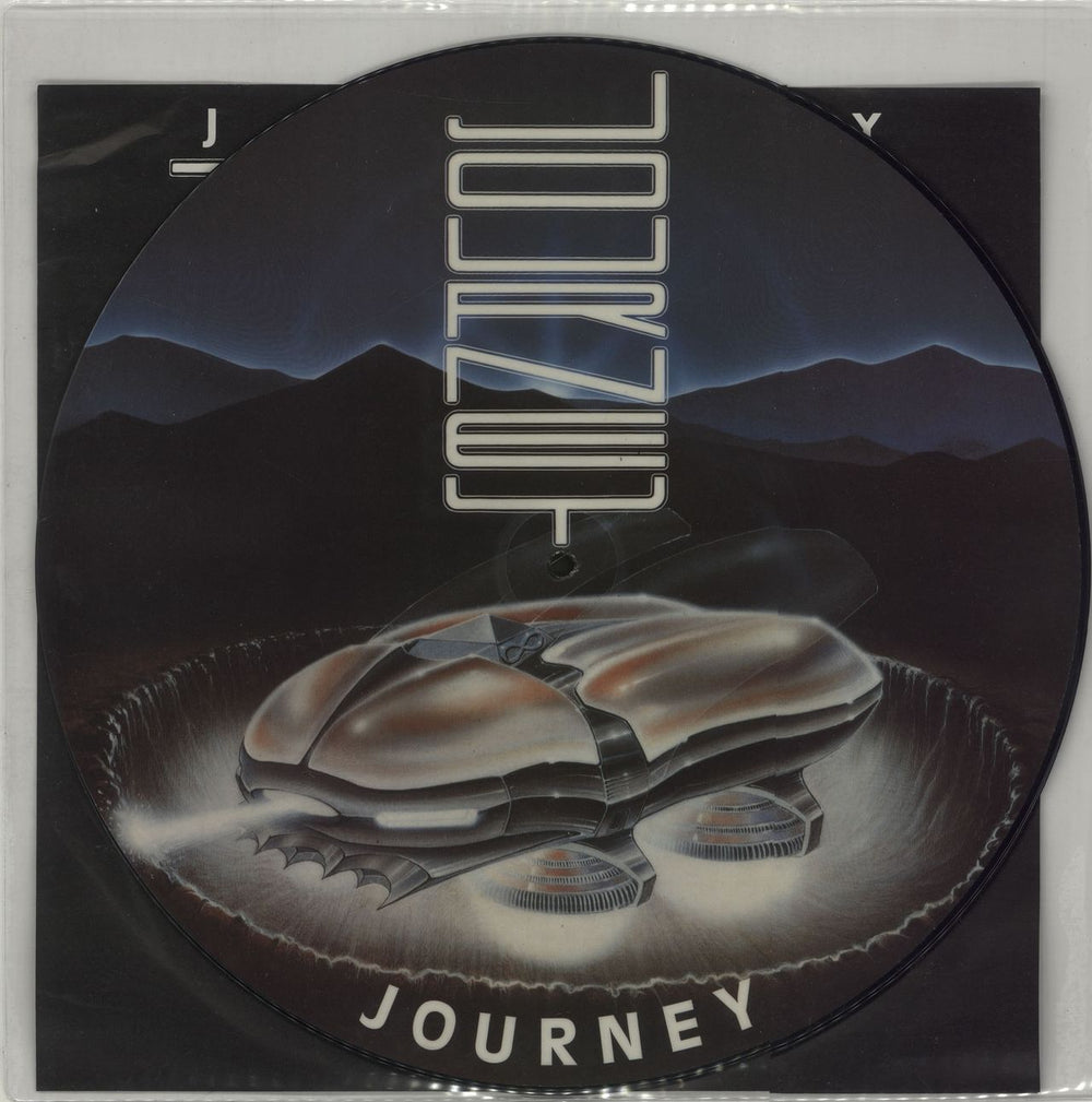 Journey Don't Stop Believin' + Insert UK 12" vinyl picture disc (12 inch picture record) CBSA11-1728