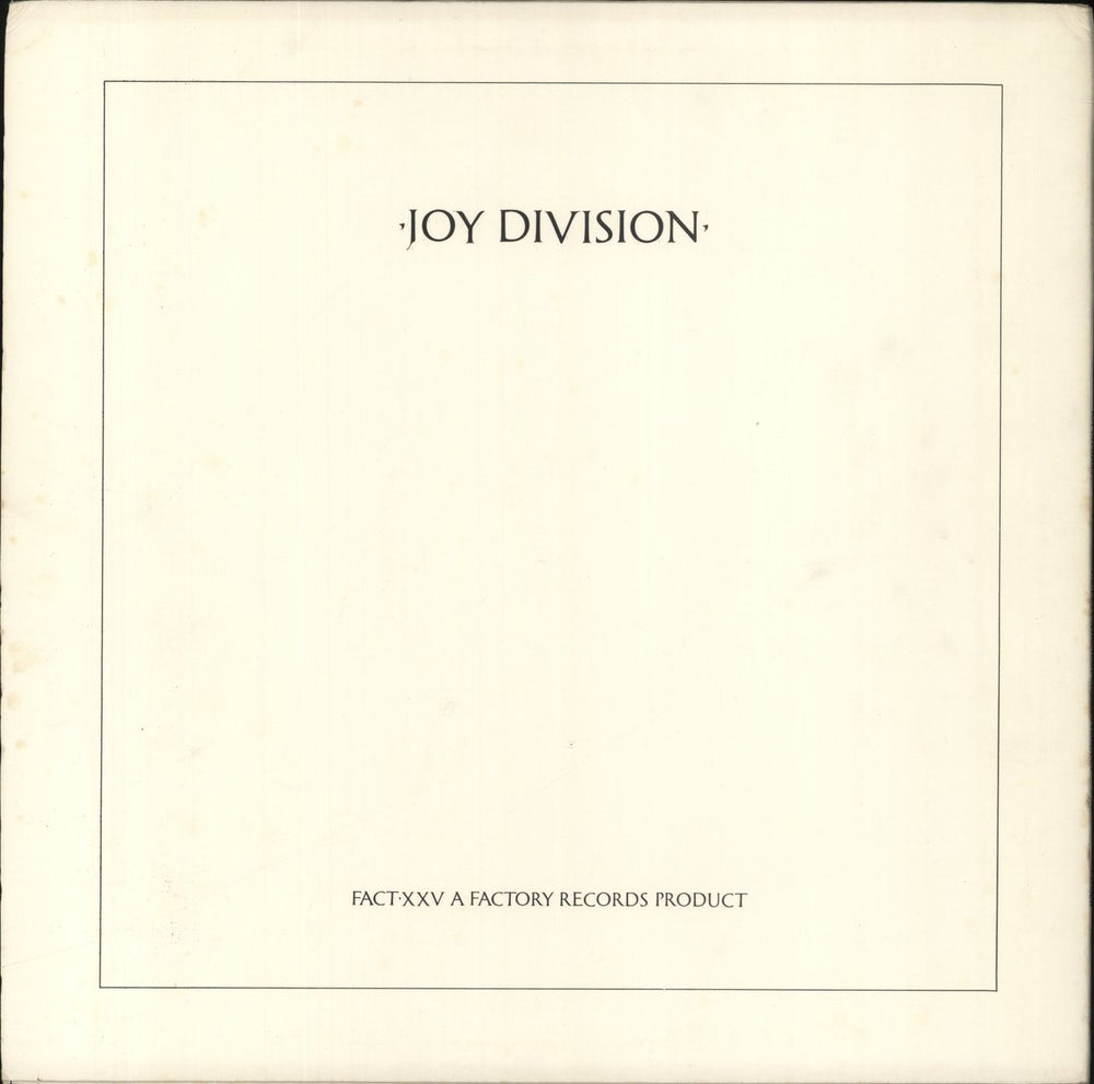 Joy Division Closer - Red - VG UK vinyl LP album (LP record)