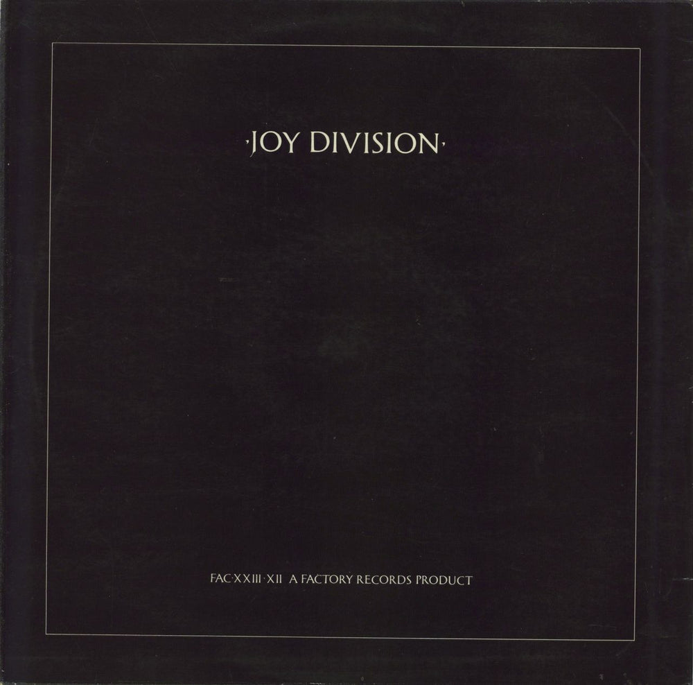 Joy Division Love Will Tear Us Apart - 1st - VG UK 12" vinyl single (12 inch record / Maxi-single)