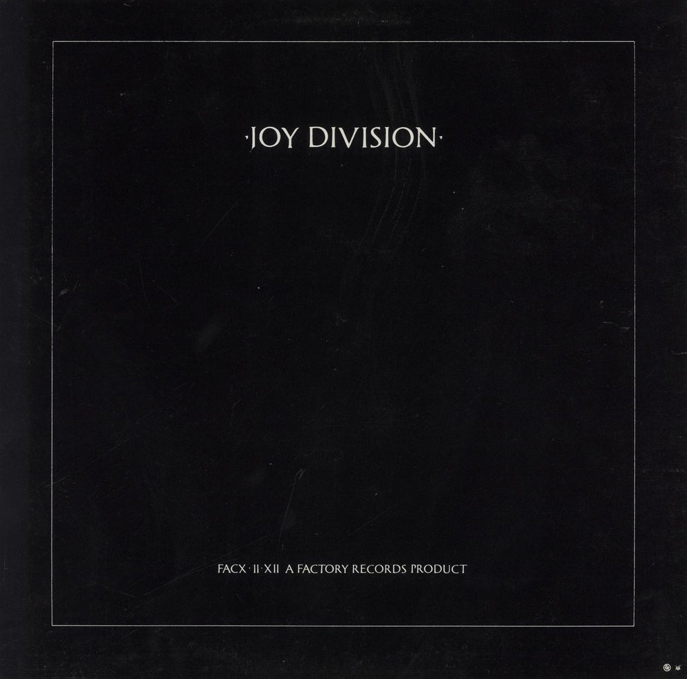 Joy Division Love Will Tear Us Apart Canadian 12" vinyl single (12 inch record / Maxi-single)