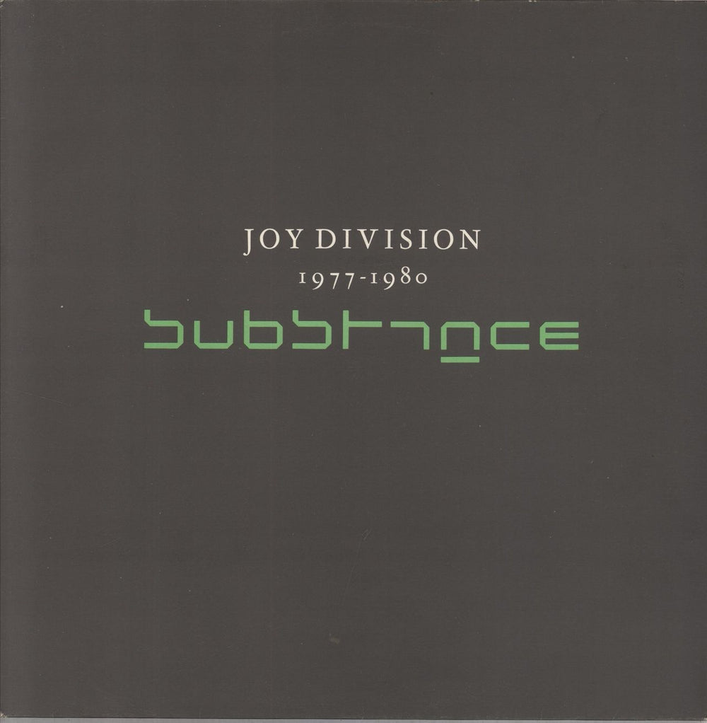 Joy Division Substance 1977-1980 Spanish vinyl LP album (LP record) 33321L