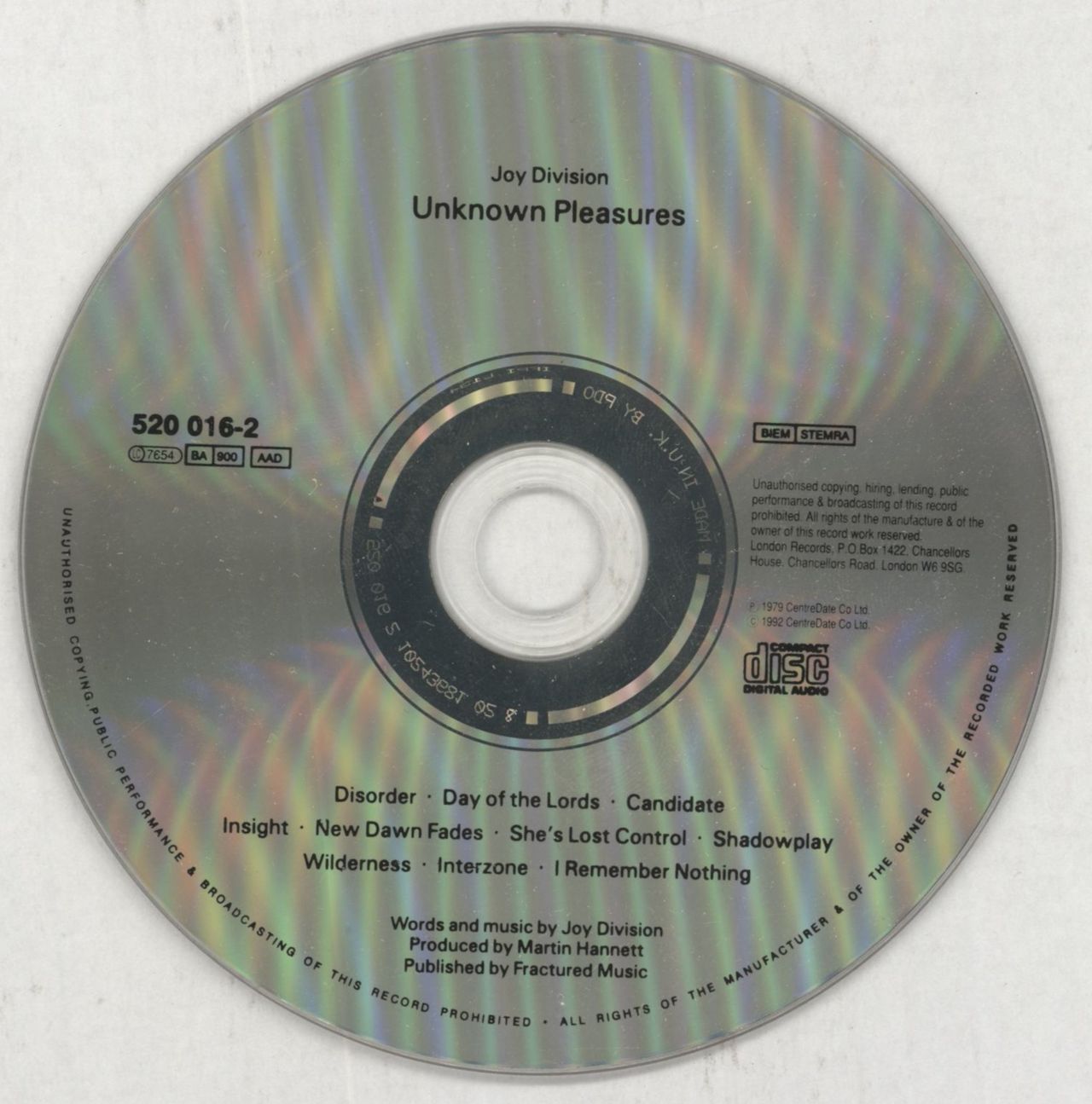 Joy Division – Unknown Pleasures　UKオリジナル Unknown pleasures | Joy Division CD | EMP