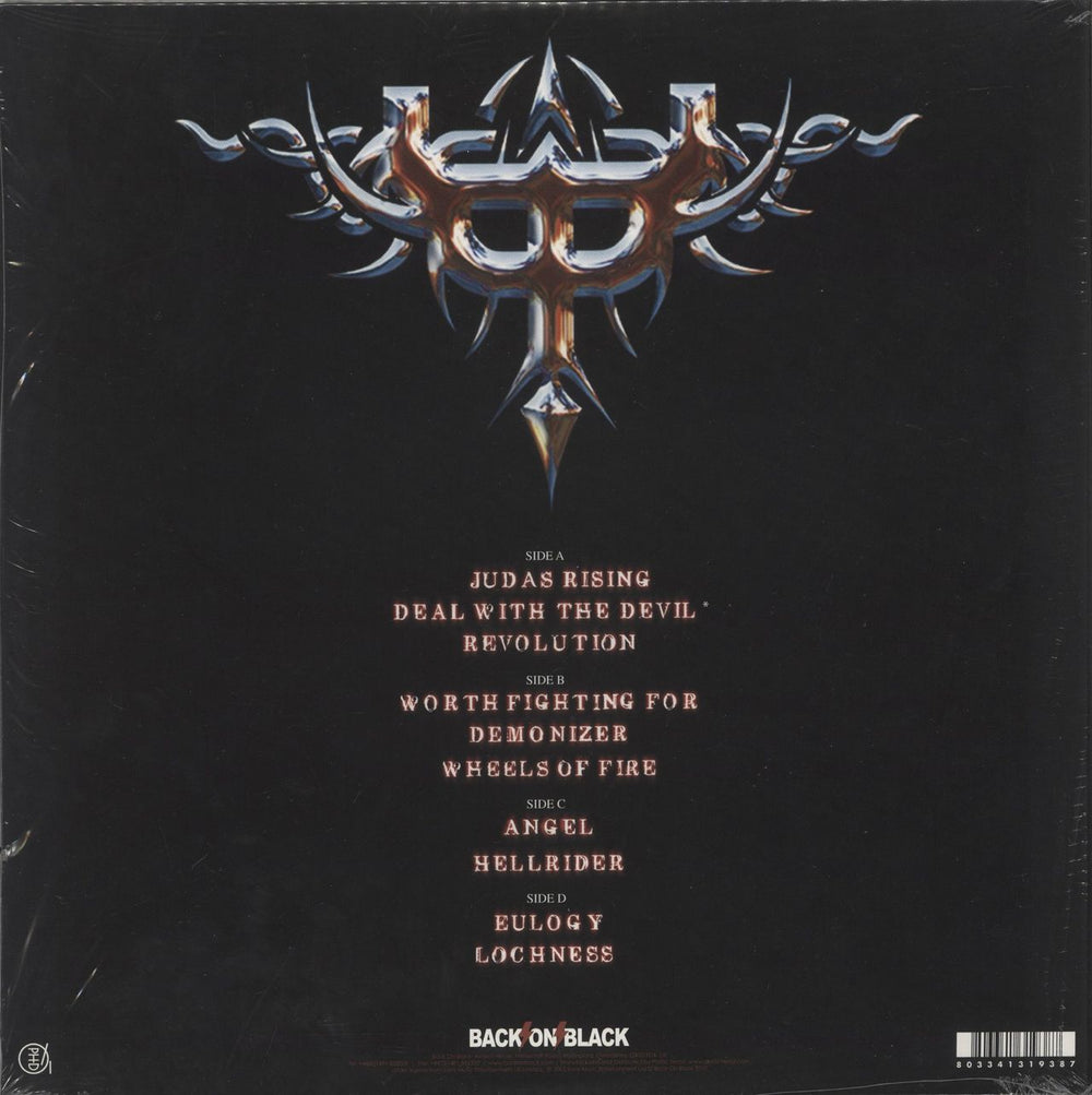 Judas Priest Angel Of Retribution - 180 Gram Black Vinyl UK 2-LP vinyl record set (Double LP Album) 803341319387