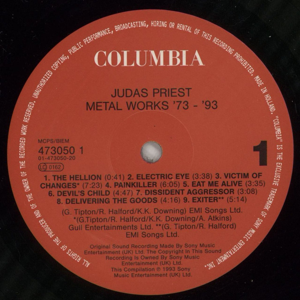 Judas Priest Metal Works 73-93 UK 2-LP vinyl record set (Double LP Album) JUD2LME384543