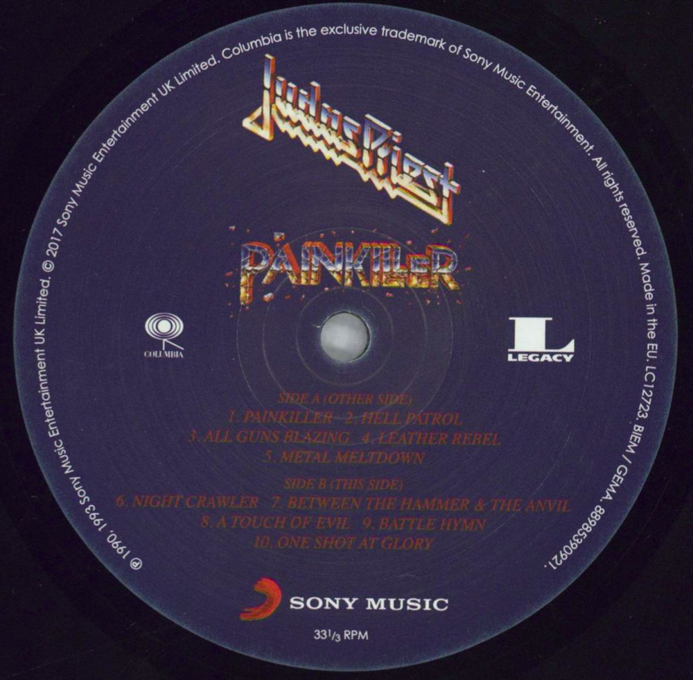 Judas Priest Painkiller - 180gm - EX UK vinyl LP album (LP record) JUDLPPA825737