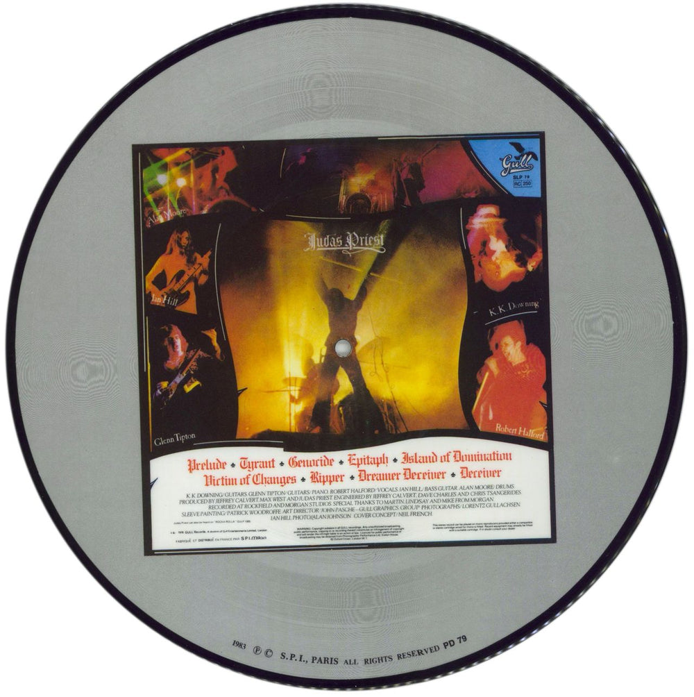 Judas Priest Sad Wings Of Destiny French picture disc LP (vinyl picture disc album)