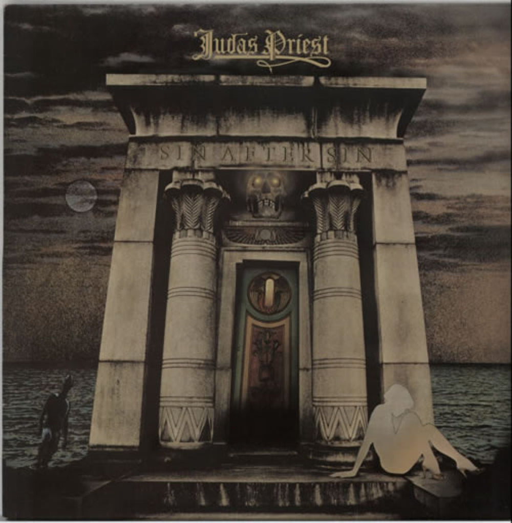 Judas Priest Sin After Sin - 1st - EX UK vinyl LP album (LP record) 82008