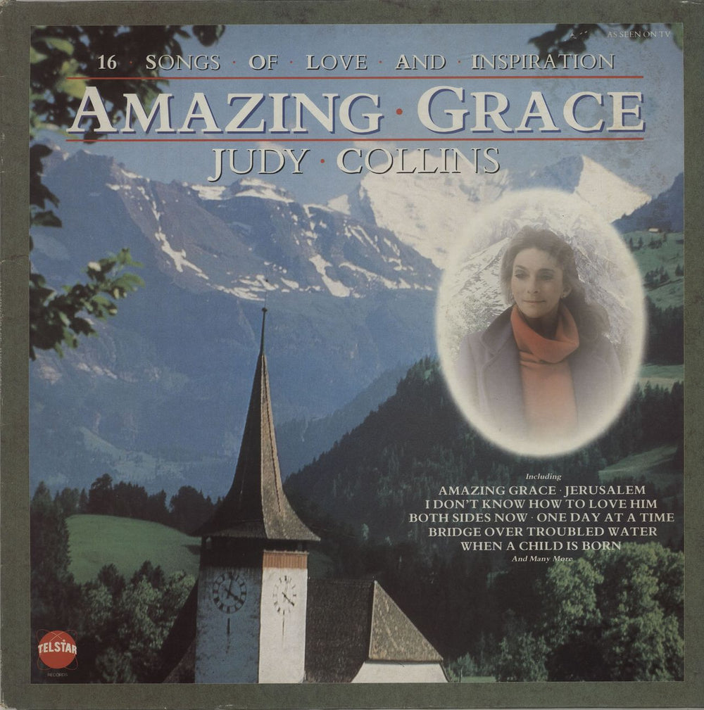 Judy Collins Amazing Grace UK vinyl LP album (LP record) STAR2265