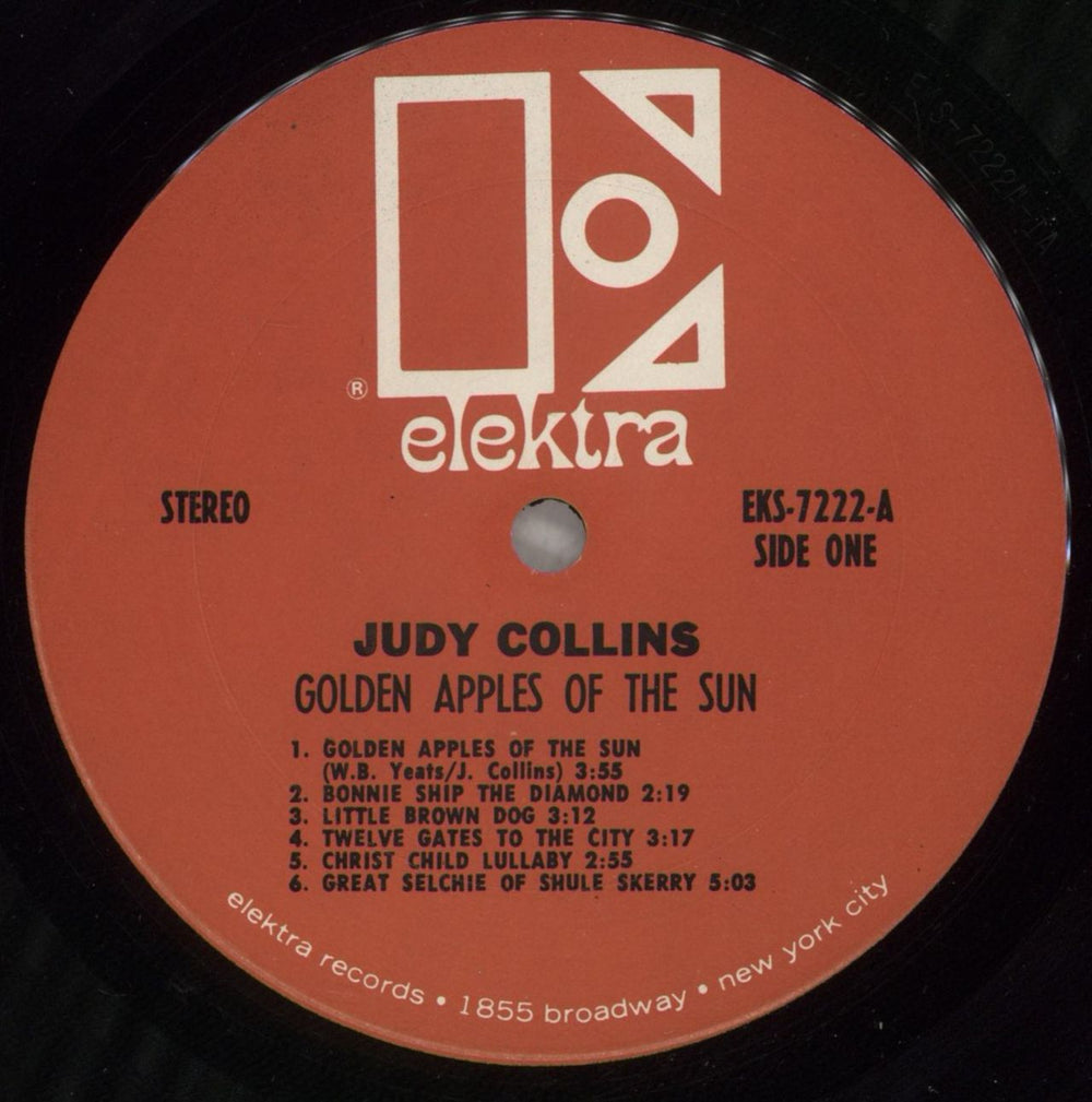 Judy Collins Golden Apples Of The Sun US vinyl LP album (LP record) JUCLPGO880435