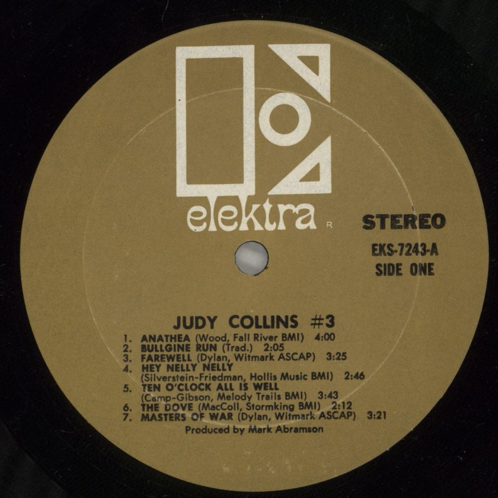 Judy Collins Judy Collins #3 US vinyl LP album (LP record) JUCLPJU875486